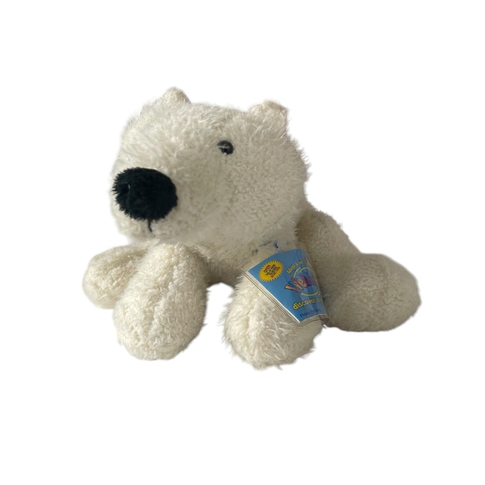 Vintage Ganz Webkinz polar bear stuffed animal HM116 with sealed code tag 2006